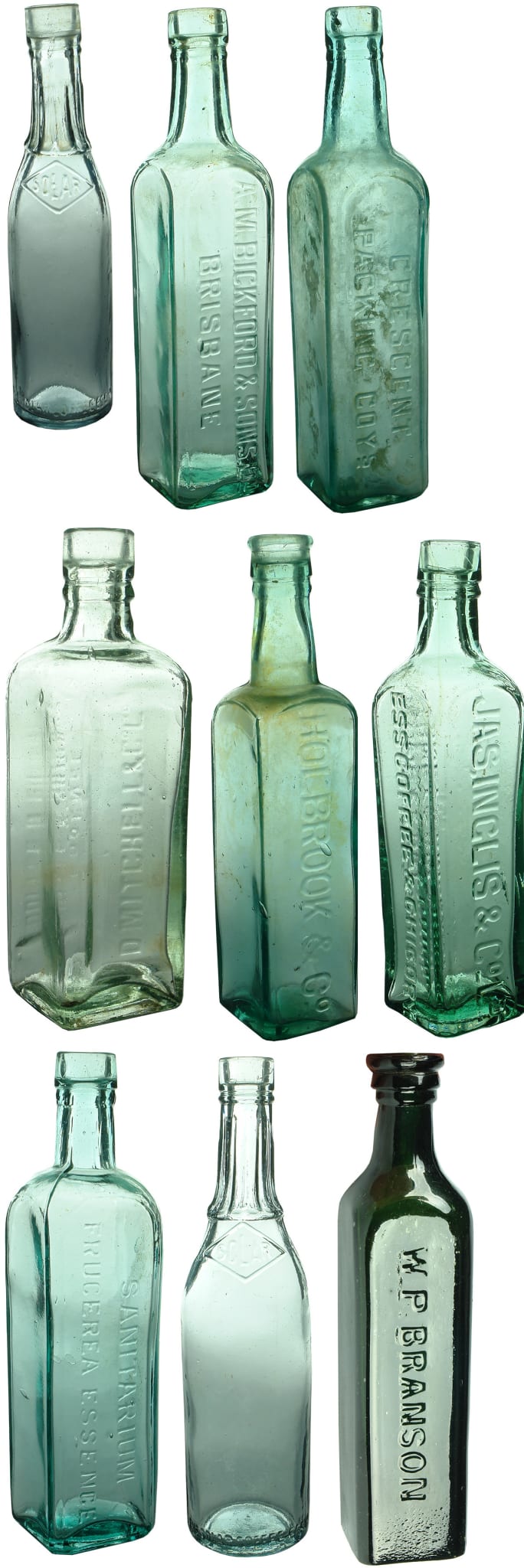 Antique Coffee Essence Bottles