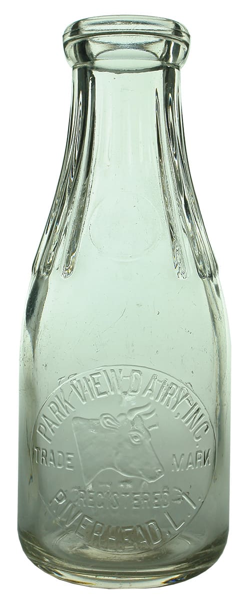 Park View Dairy Riverhead USA Milk Bottle