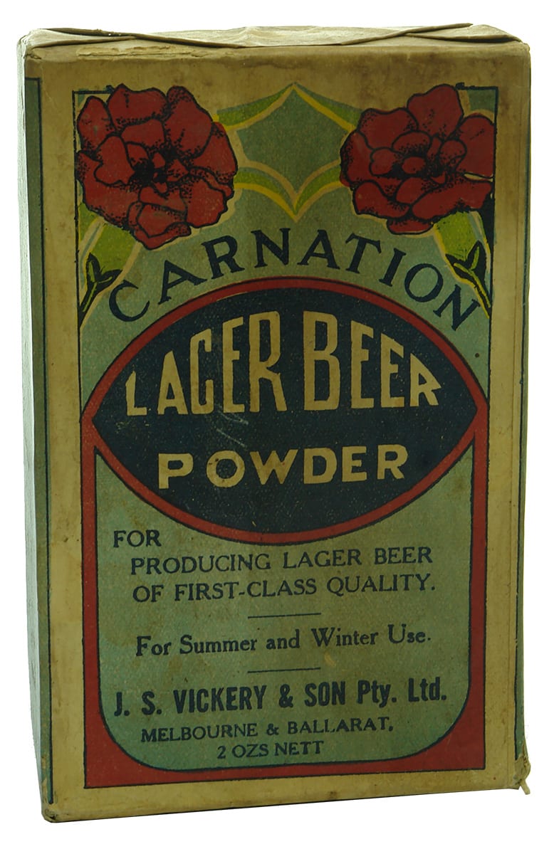 Carnation Lager Beer Powder Vickery Melbourne Ballarat