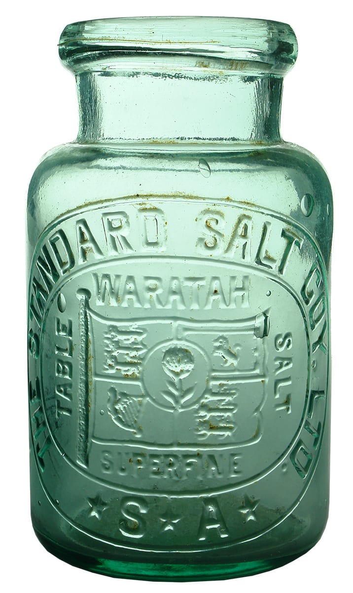 Standard Salt Jar Waratah Antique Flag Trade Mark