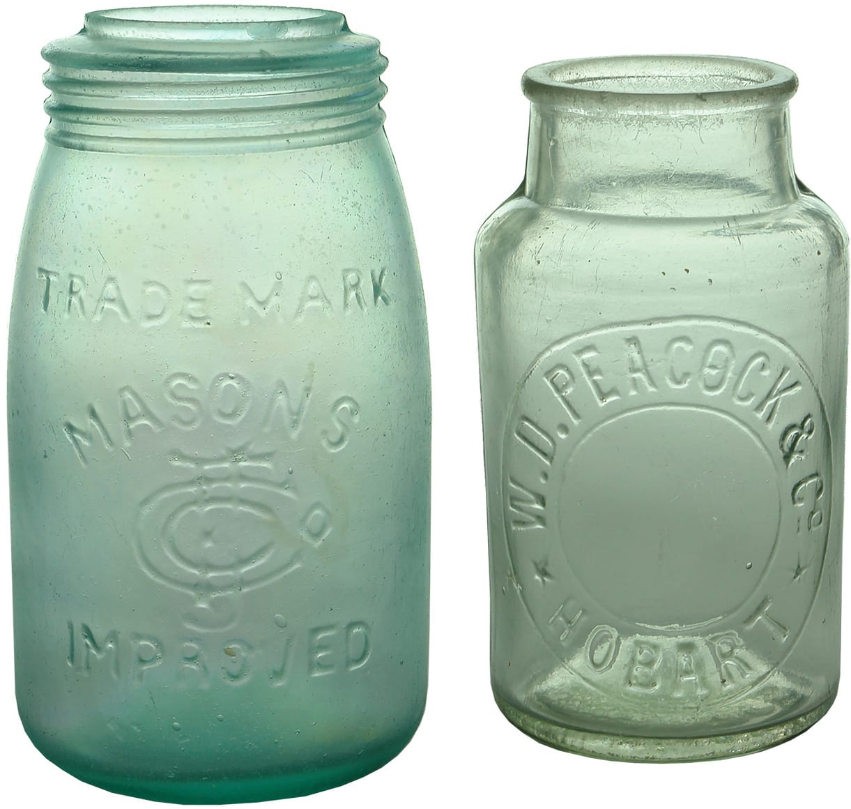 Antique Preserving Jam Jars