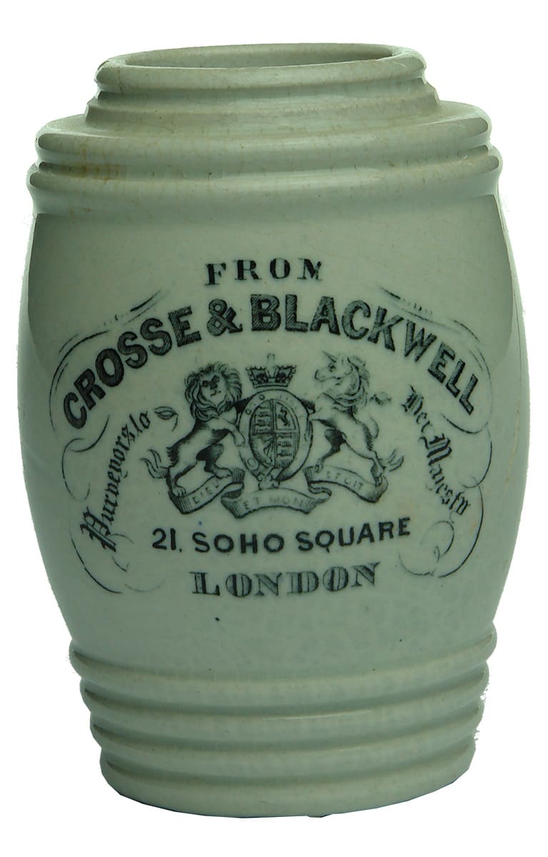 Crosse Blackwell London Antique Mustard Jar