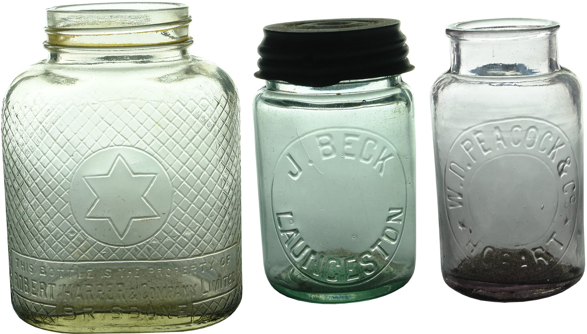 Antique Preserving Jam Jars