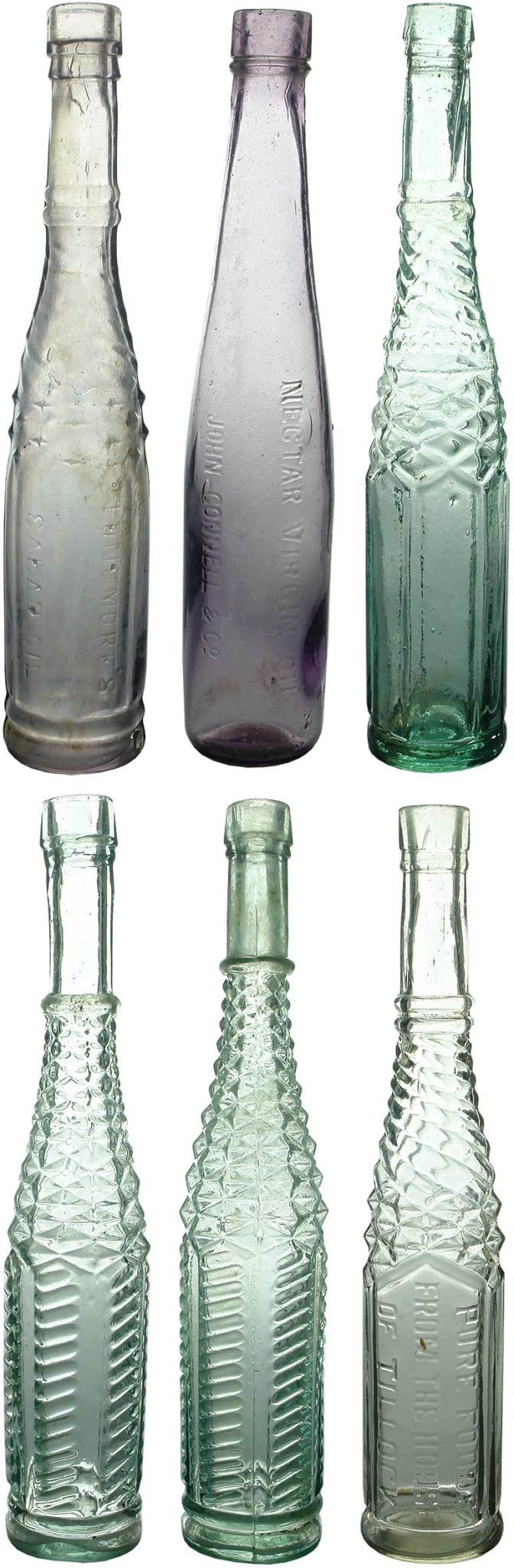 Antique Salad Oil Bottles