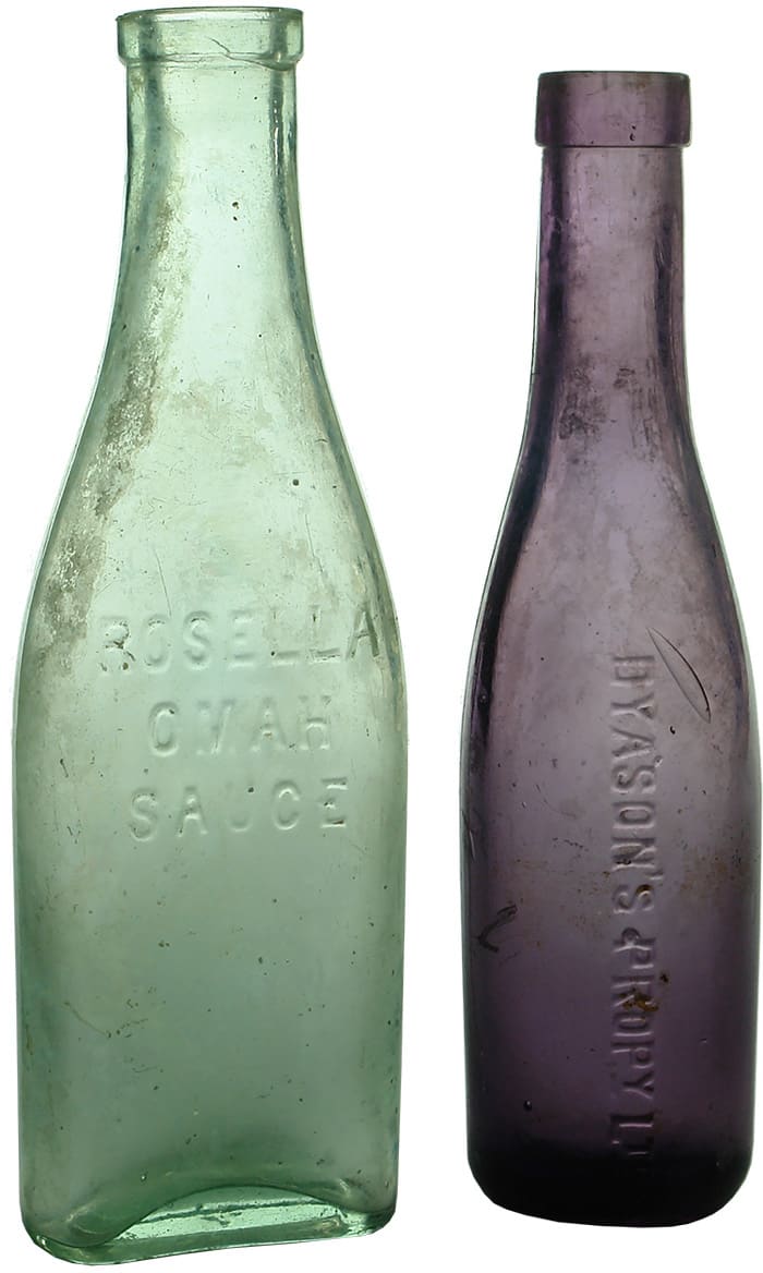 Antique Sauce Bottles