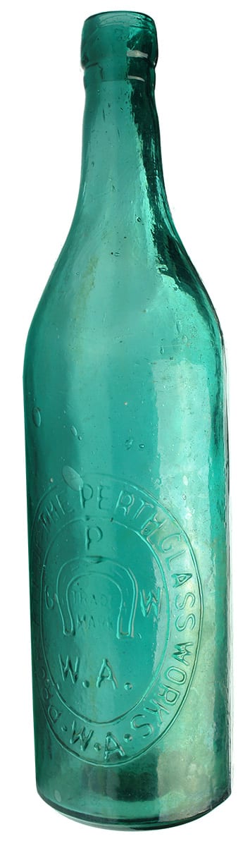 Perth Glass Works Antique Vinegar Bottle