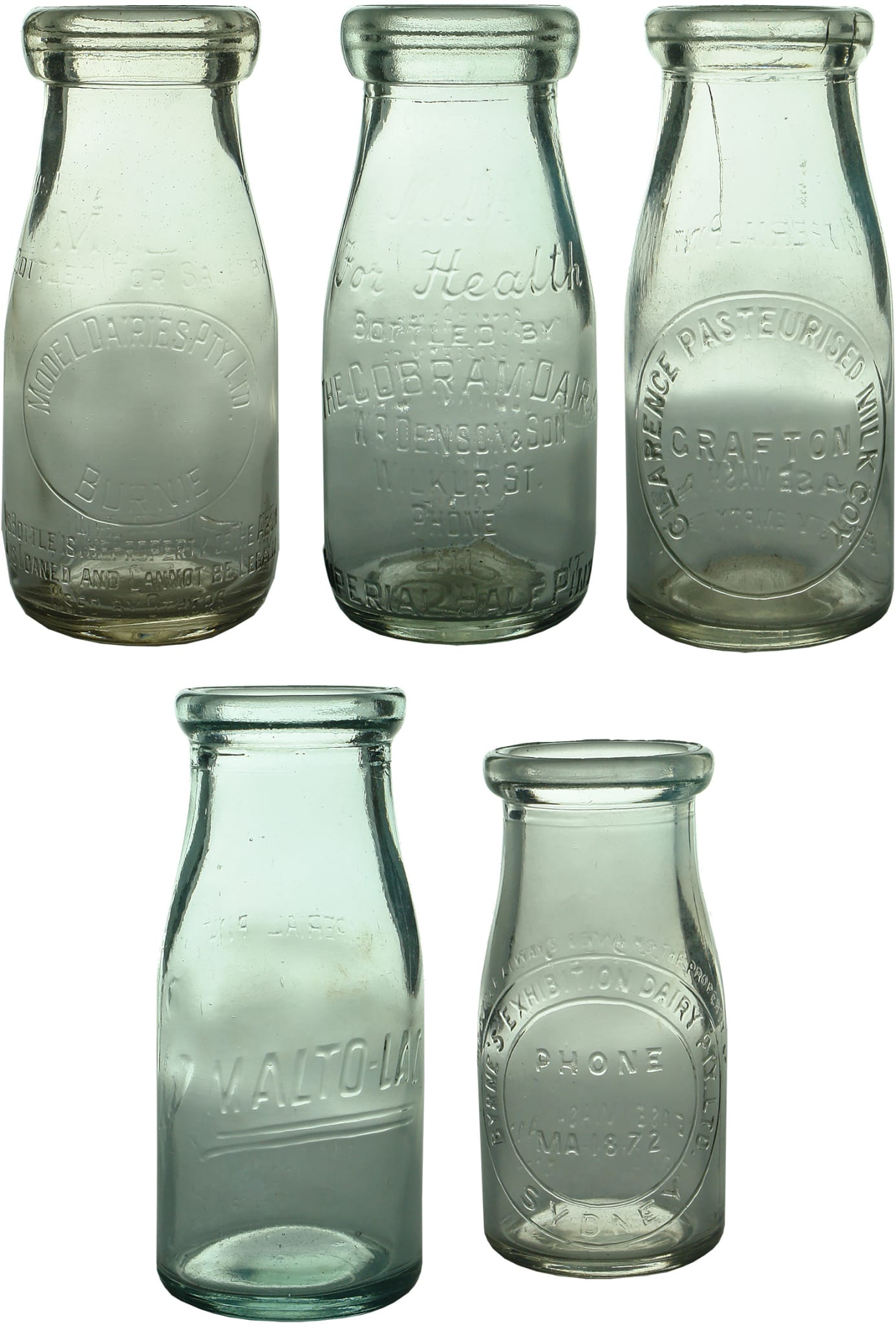 Antique Sauce Bottles