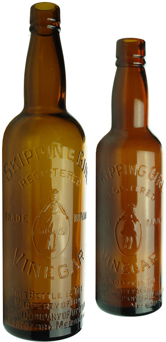 Skipping Girl Vinegar Antique Bottles