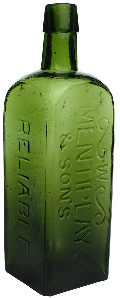 Mentiplay's Reliable Remedies Antique Bottle