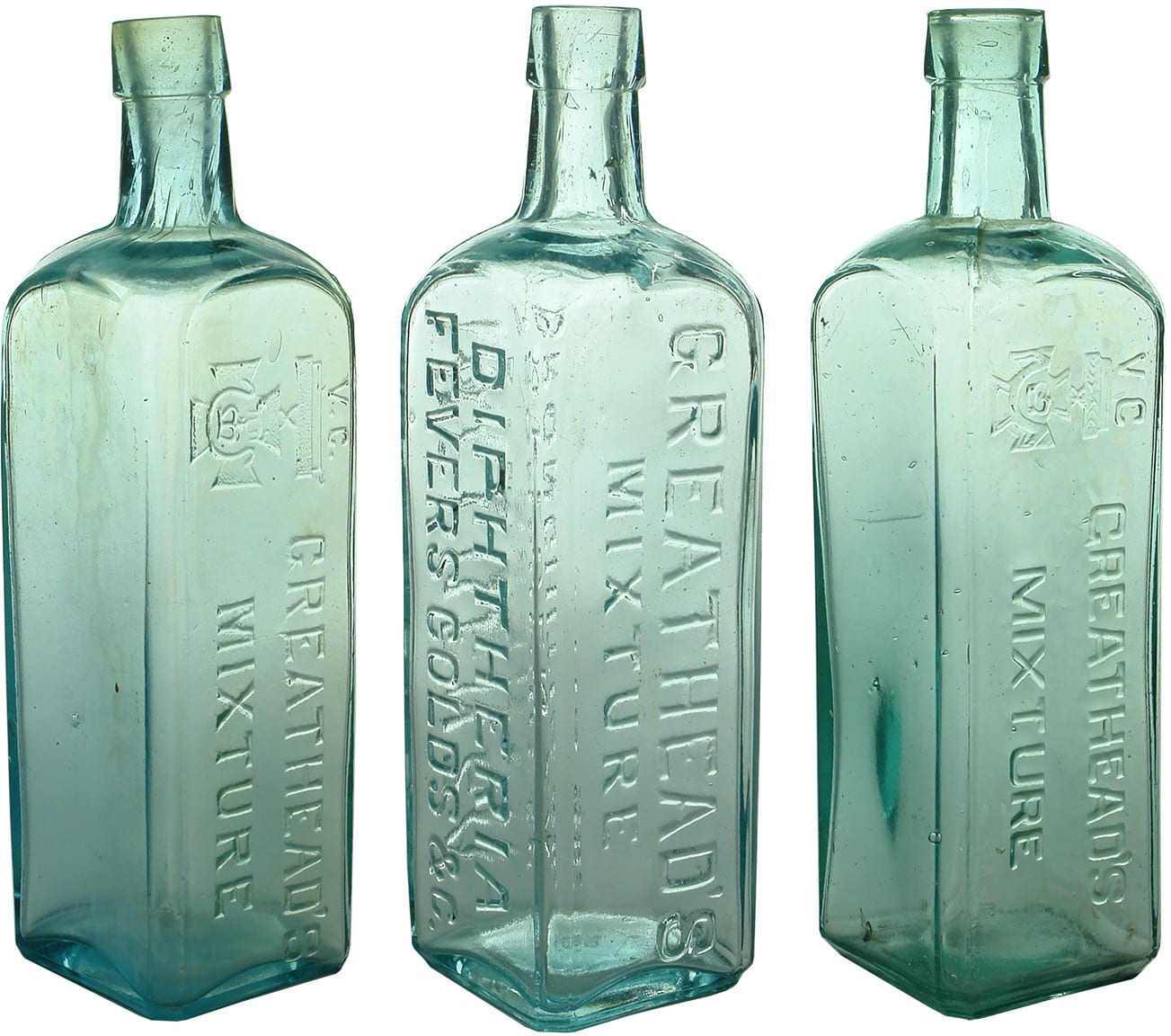 Greathead's Mixture Antique Bottles