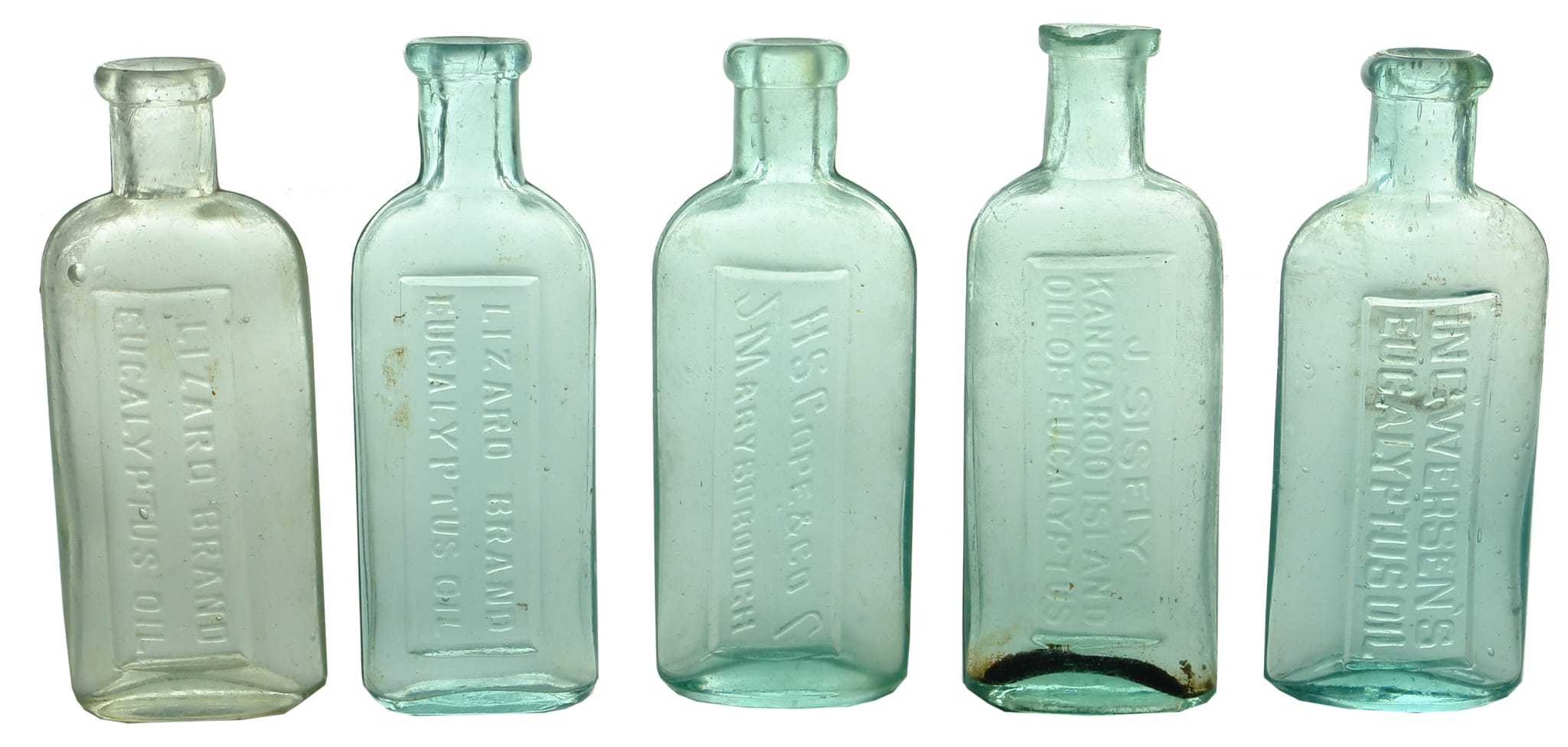 Antique Eucalyptus Oil Bottles