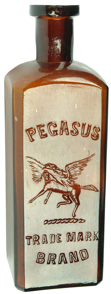 Pegasus Brand Antique Bottle