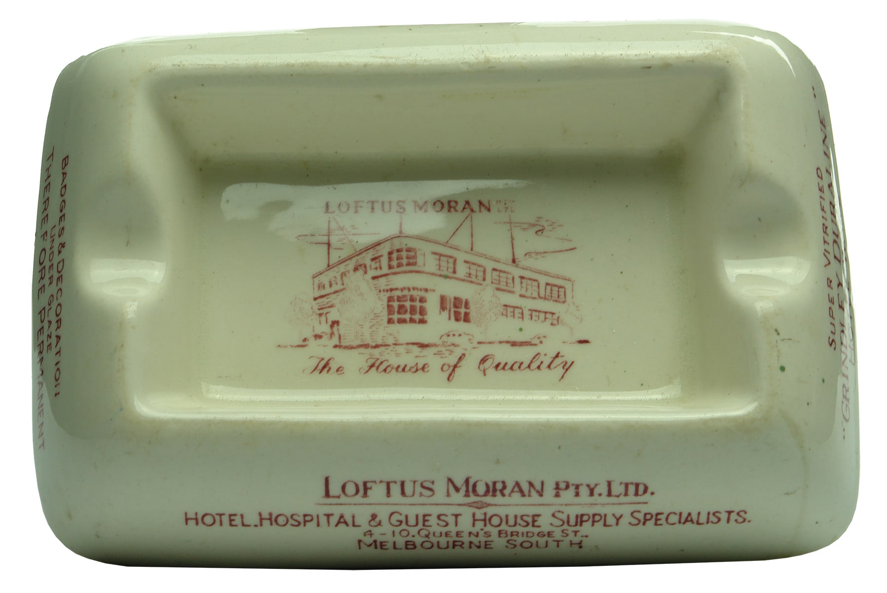 Loftus Moran Melbourne Ash tray