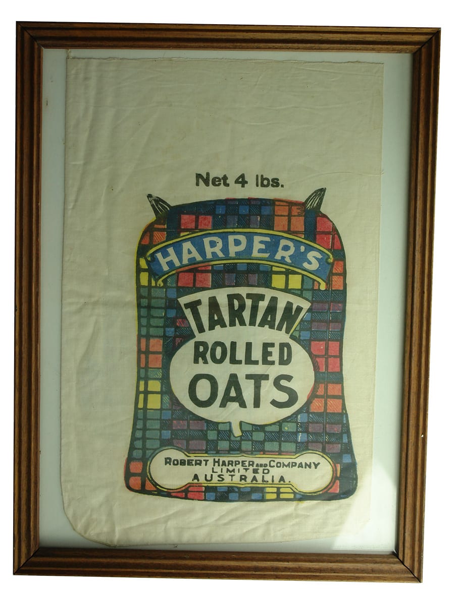 Harper's Tartan Rolled Oats bag