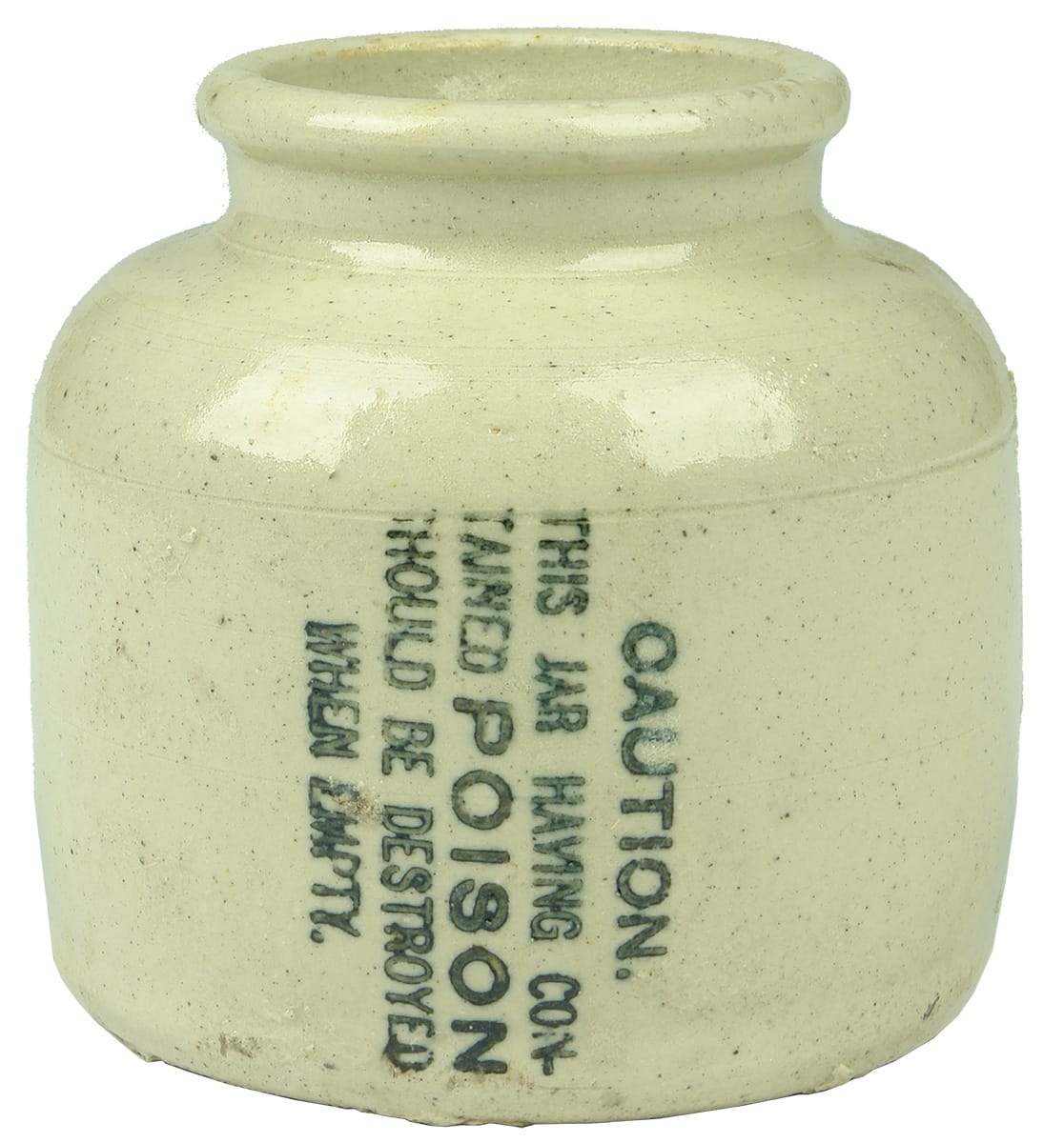 Poison Stoneware Jar