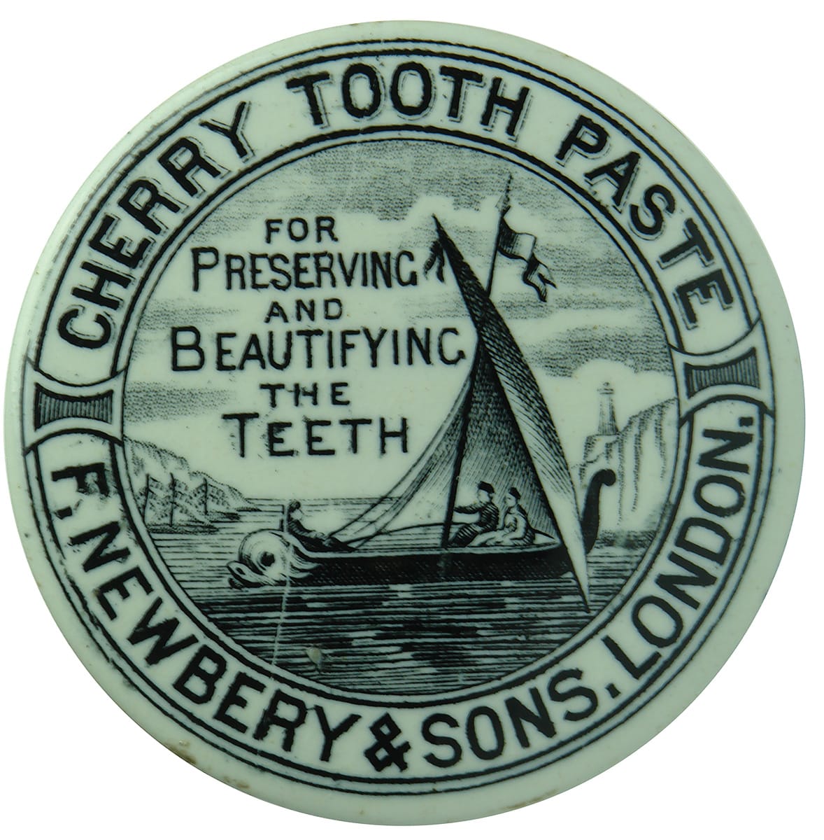Newbery London Cherry Tooth Paste Pot Lid