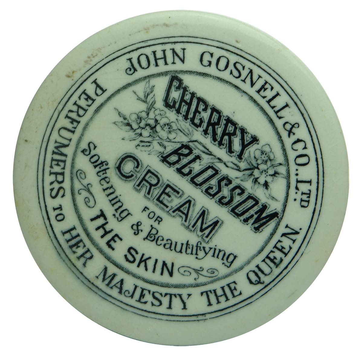 John Gosnell Cherry Blossom Cream Pot Lid