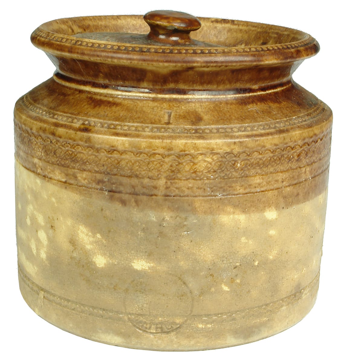 Lithgow Pottery Lidded Jar