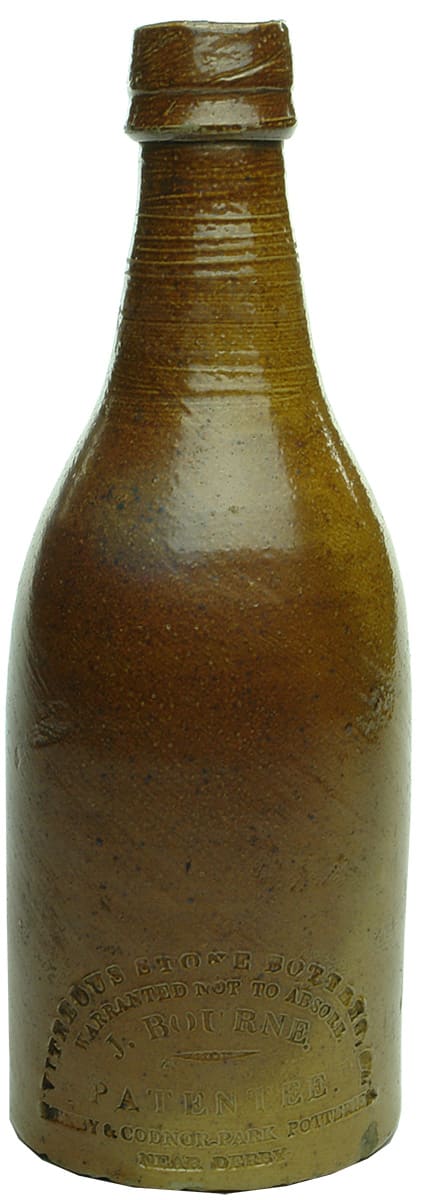 Bourne Denby Codnor Park Potteries Bottle