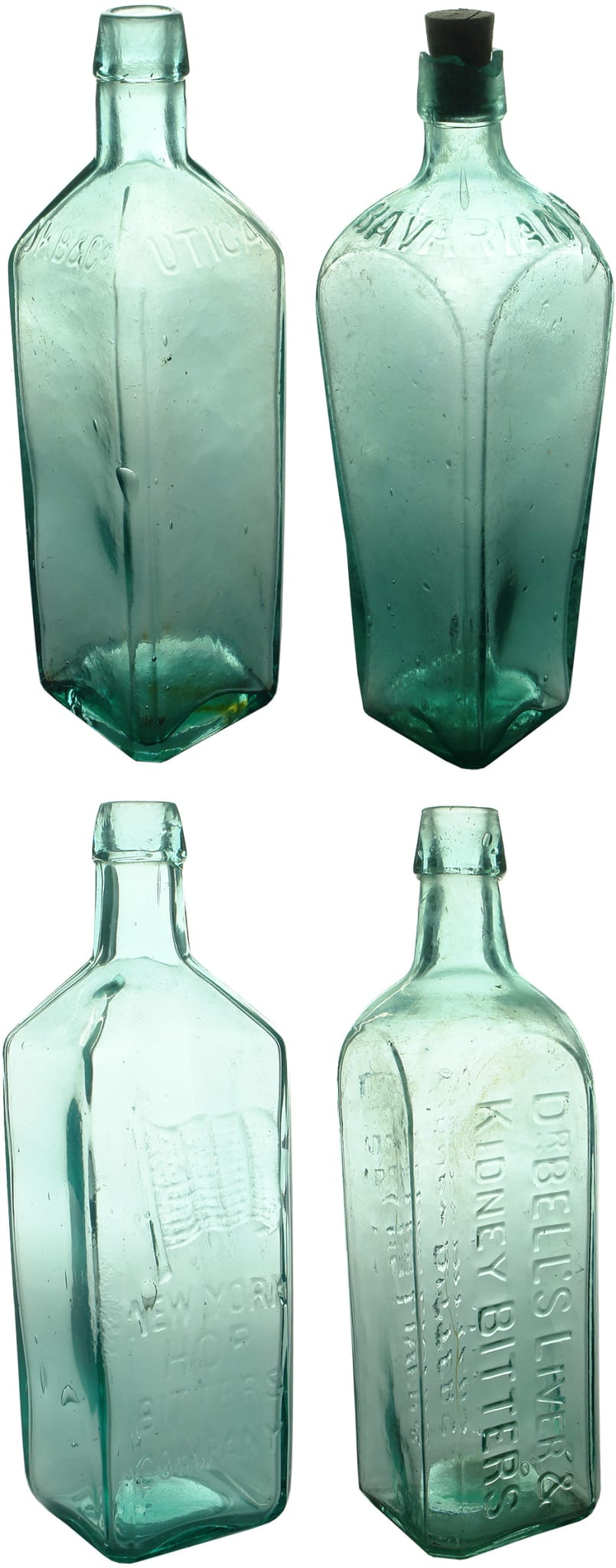 Antique Australian Bitters Bottles