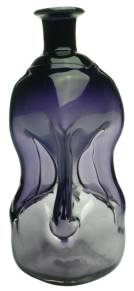 Purple Hour Glass Gin Bottle