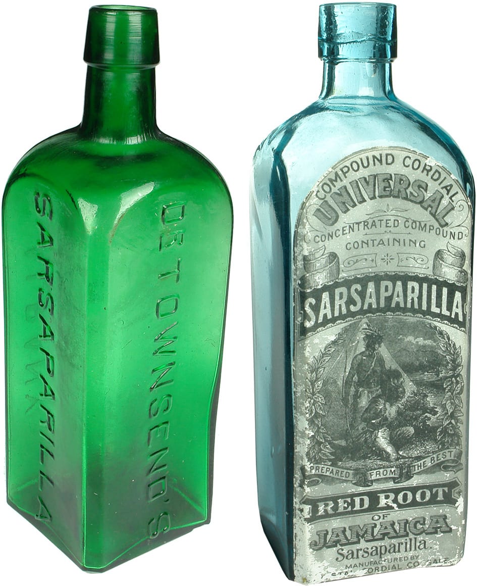 Old Antique Sarsaparilla Bottles
