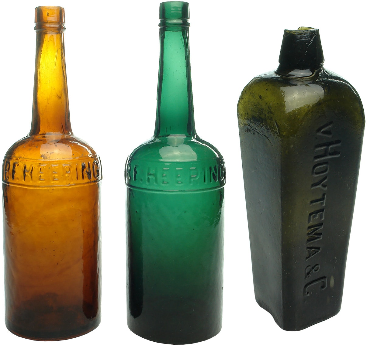 Antique Old Spirits Bottles