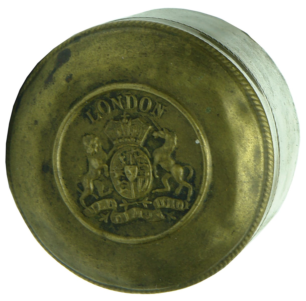 Snuff Box London British Coat of Arms