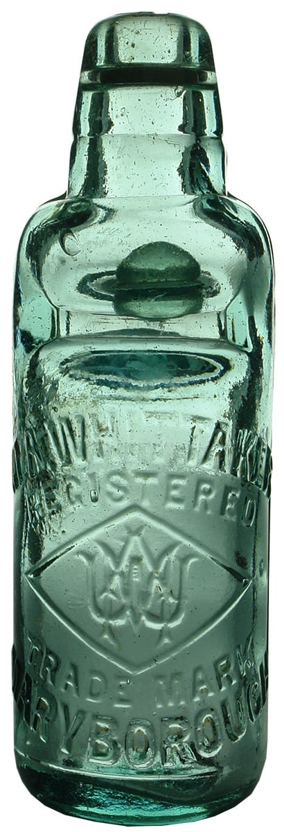 Whittaker Maryborough Old Codd Marble Bottle