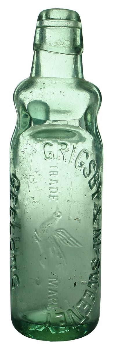Grigsby McSweeney Geelong Codd Marble Bottle