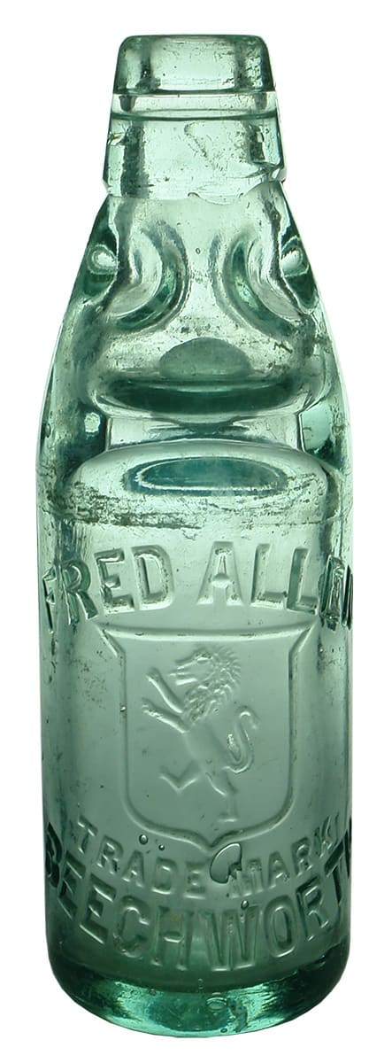 Fred Allen Beechworth Antique Codd Bottle