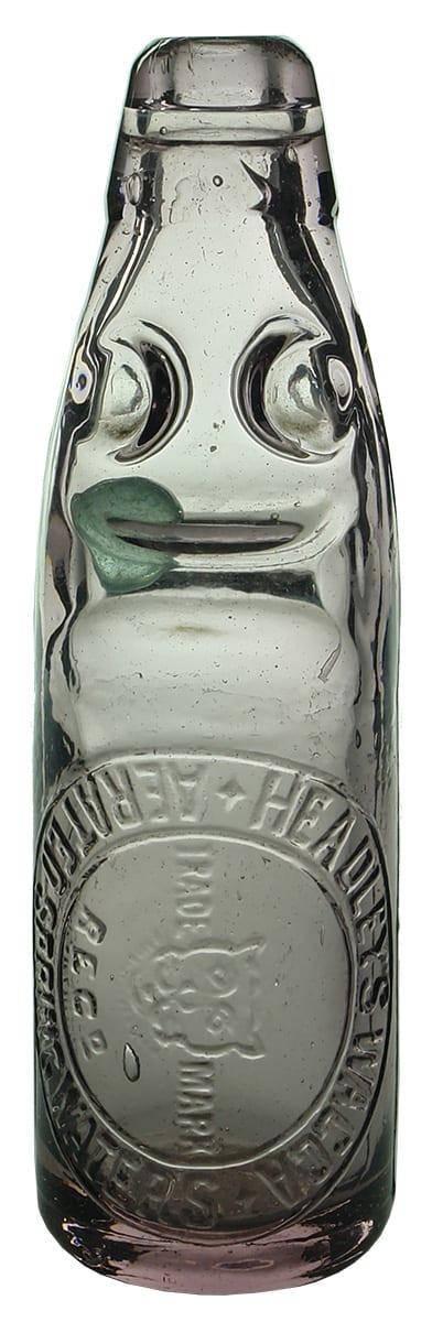 Headley's Wagga Amethyst Codd Marble Bottle