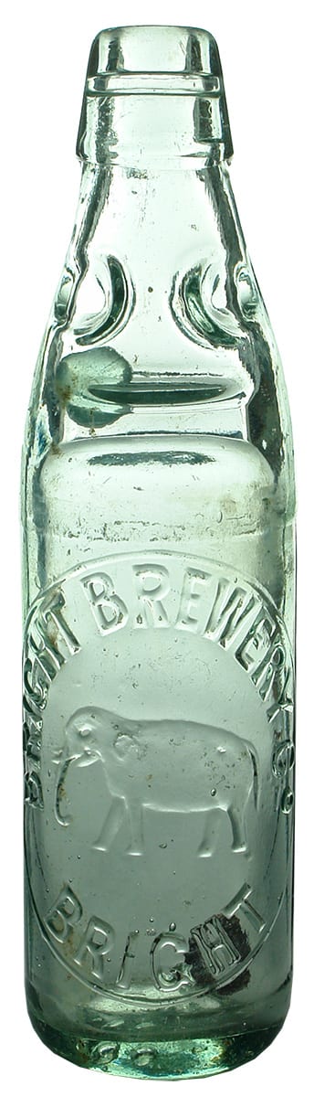 Bright Brewery Elephant Codd Marble Bottle