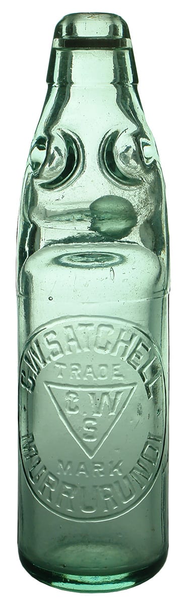 Satchell Murrurundi Old Codd Marble Bottle