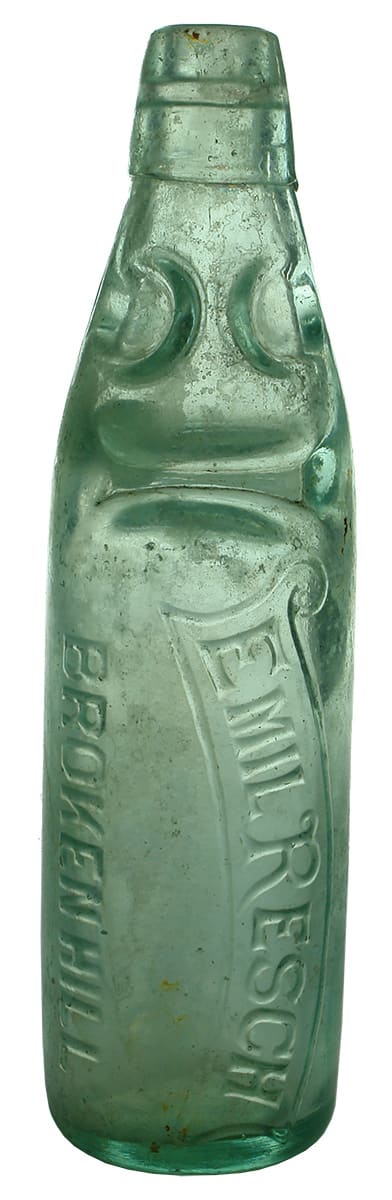 Emil Resch Broken Hill Codd Bottle