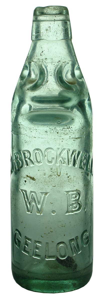 Brockwell Geelong Old Codd Marble Bottle