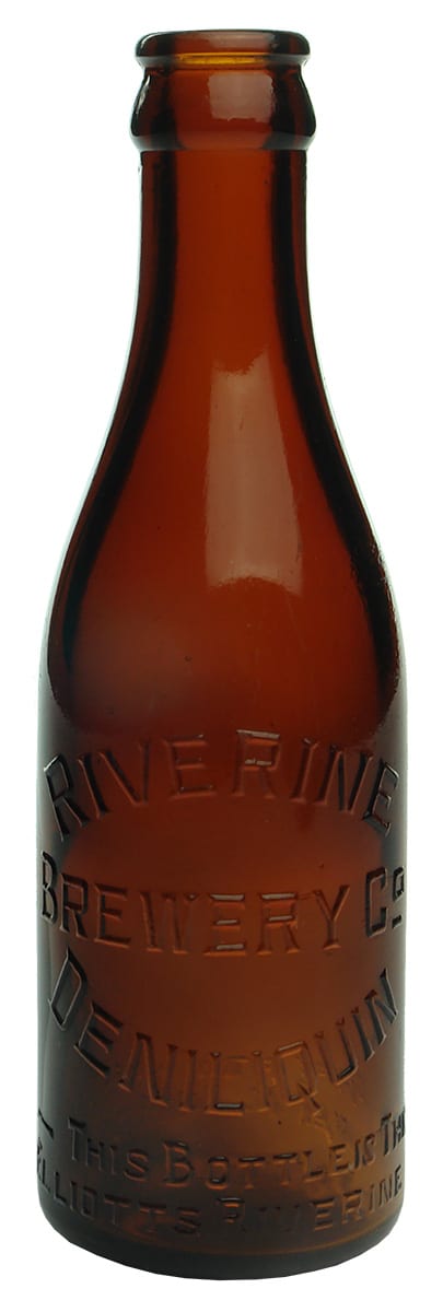 Riverine Brewery Deniliquin Amber Crown Seal Bottle