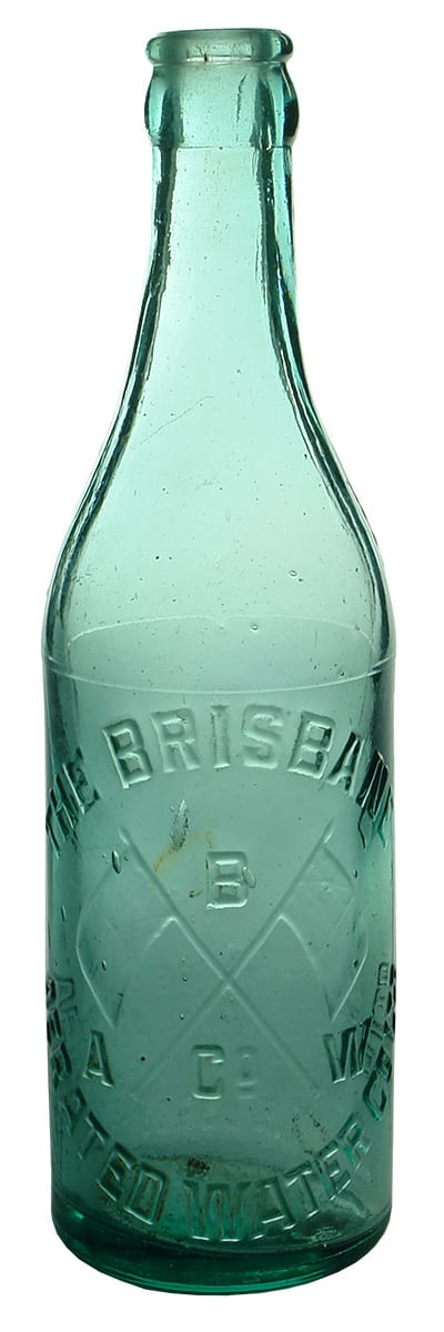 Brisbane Aerated Water Crown Seal Bottle