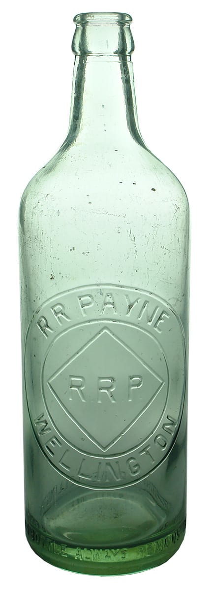 Payne Wellington Crown Seal Soft Drink Bottle