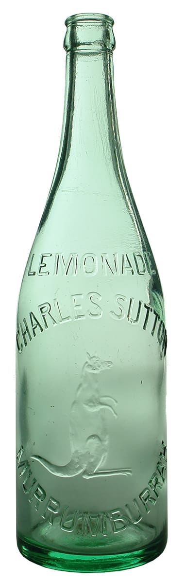 Charles Sutton Murrumburrah Lemonade Crown Seal Bottle