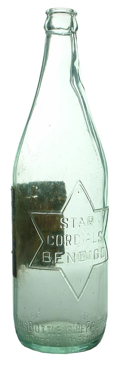 Star Cordials Bendigo Crown Seal Bottle