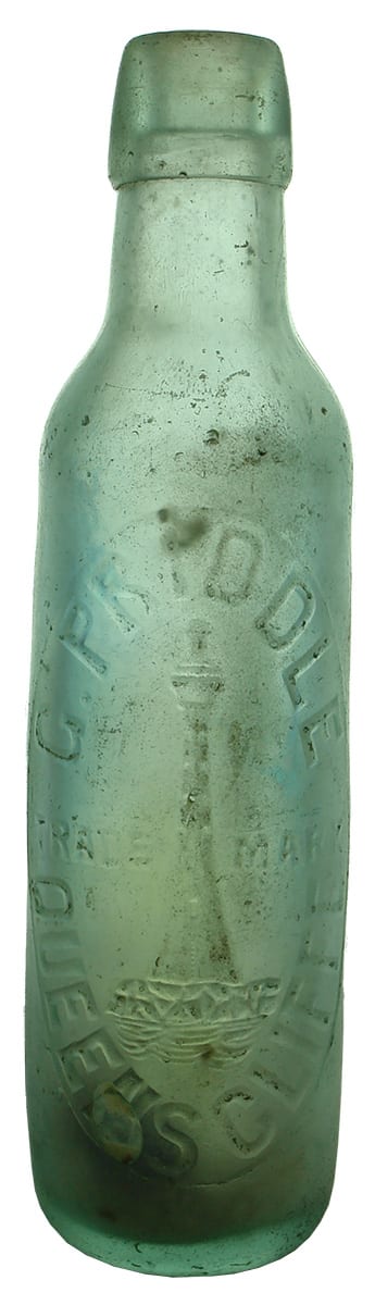 Priddle Queenscliffe Kilner Bros Antique Lamont Bottle