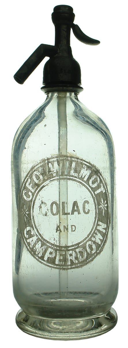 Wilmot Colac Camperdown Antique Soda Water Syphon