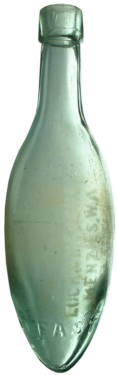 Lock Meagher Menzies Western Australia Antique Torpedo Bottle