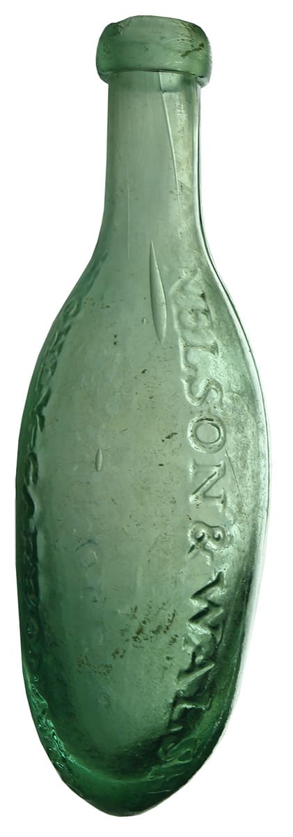 Nelson Walsh Leamington Antique Torpedo Soda Bottle
