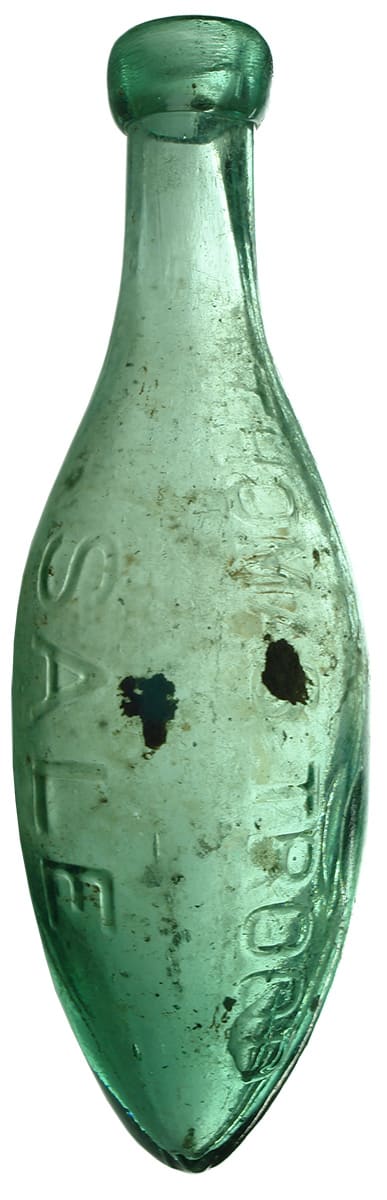 Thomas Trood Sale Antique Torpedo Bottle