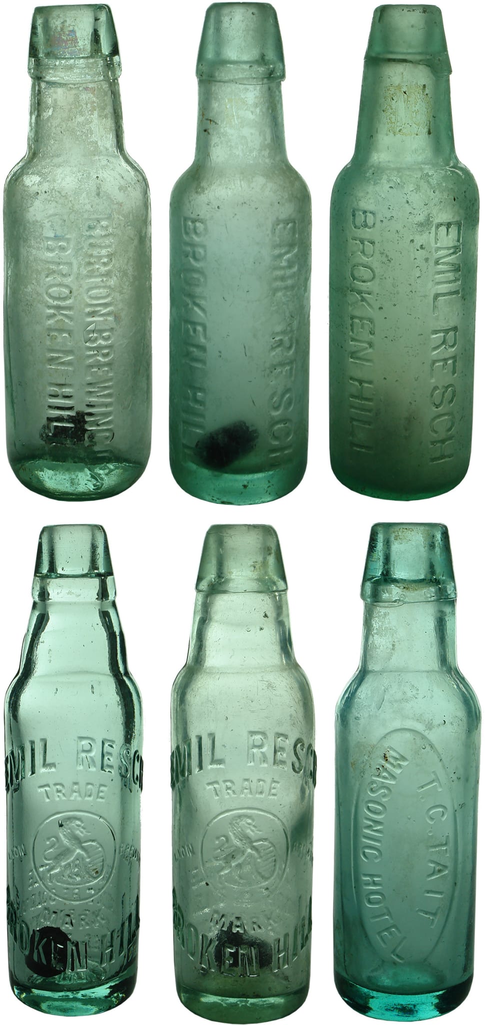 Broken Hill Lamont Bottles