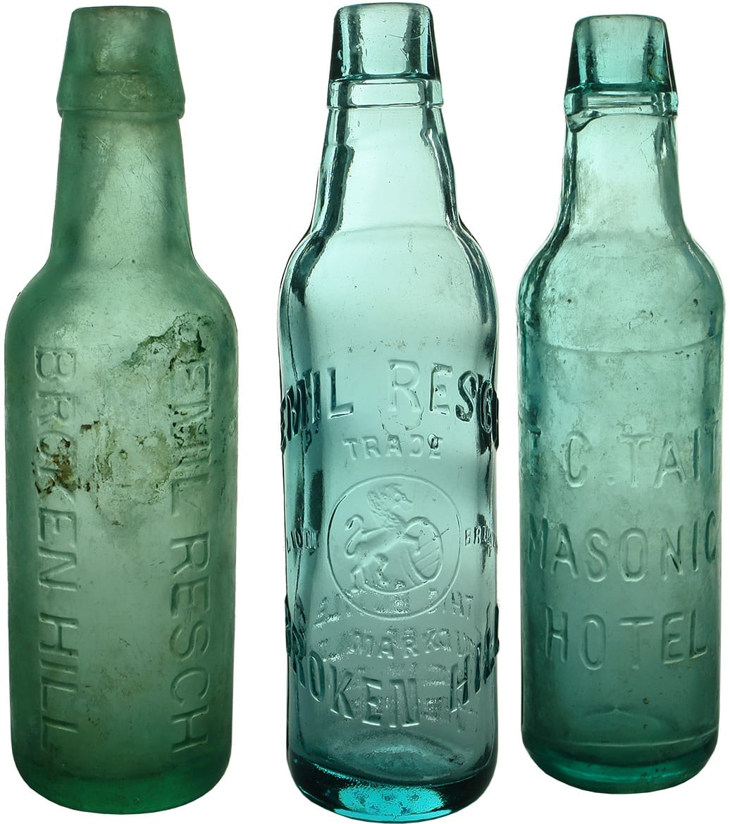 Broken Hill Lamont Bottles