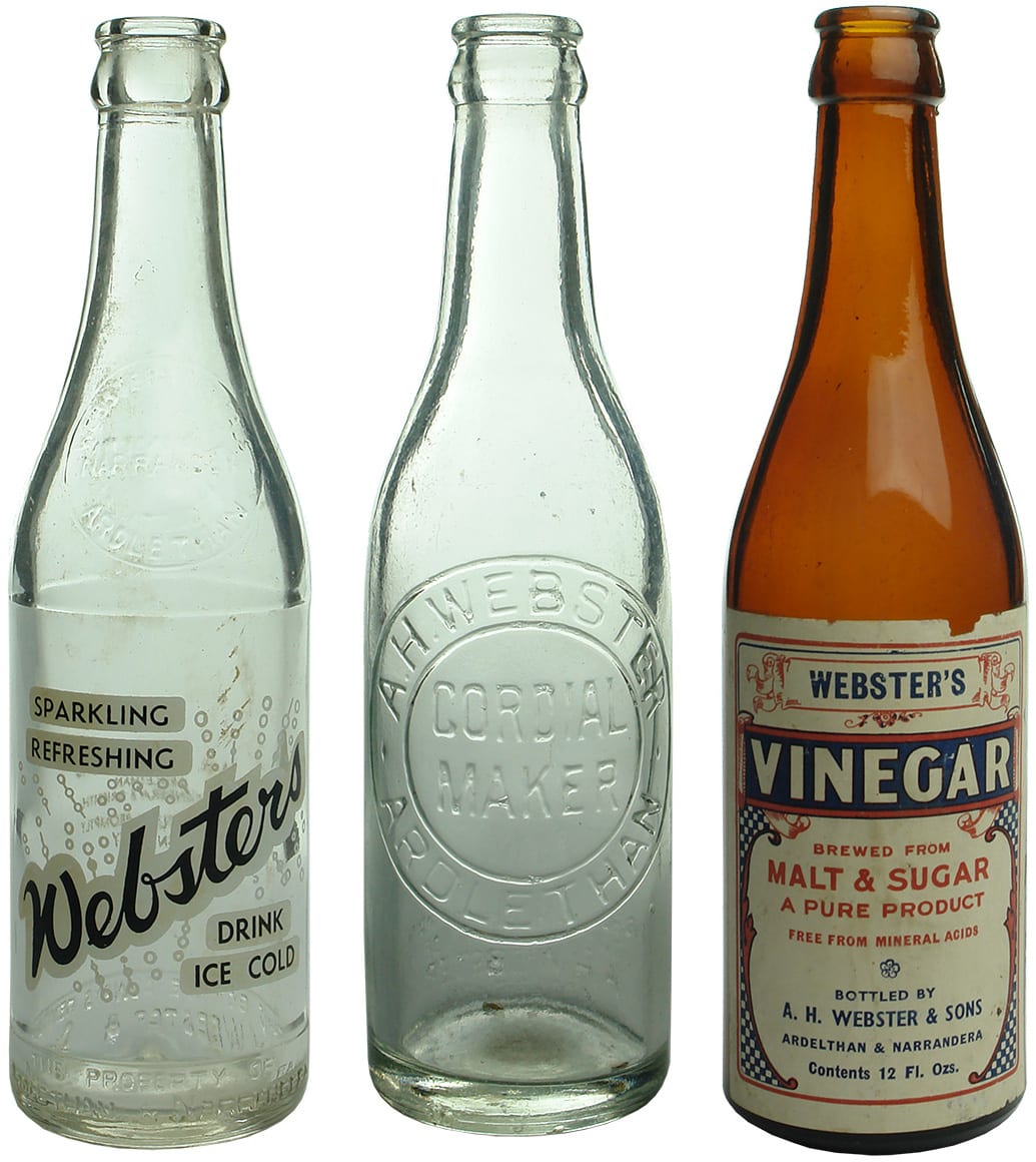 Websters Ardlethan Narrandera Bottles