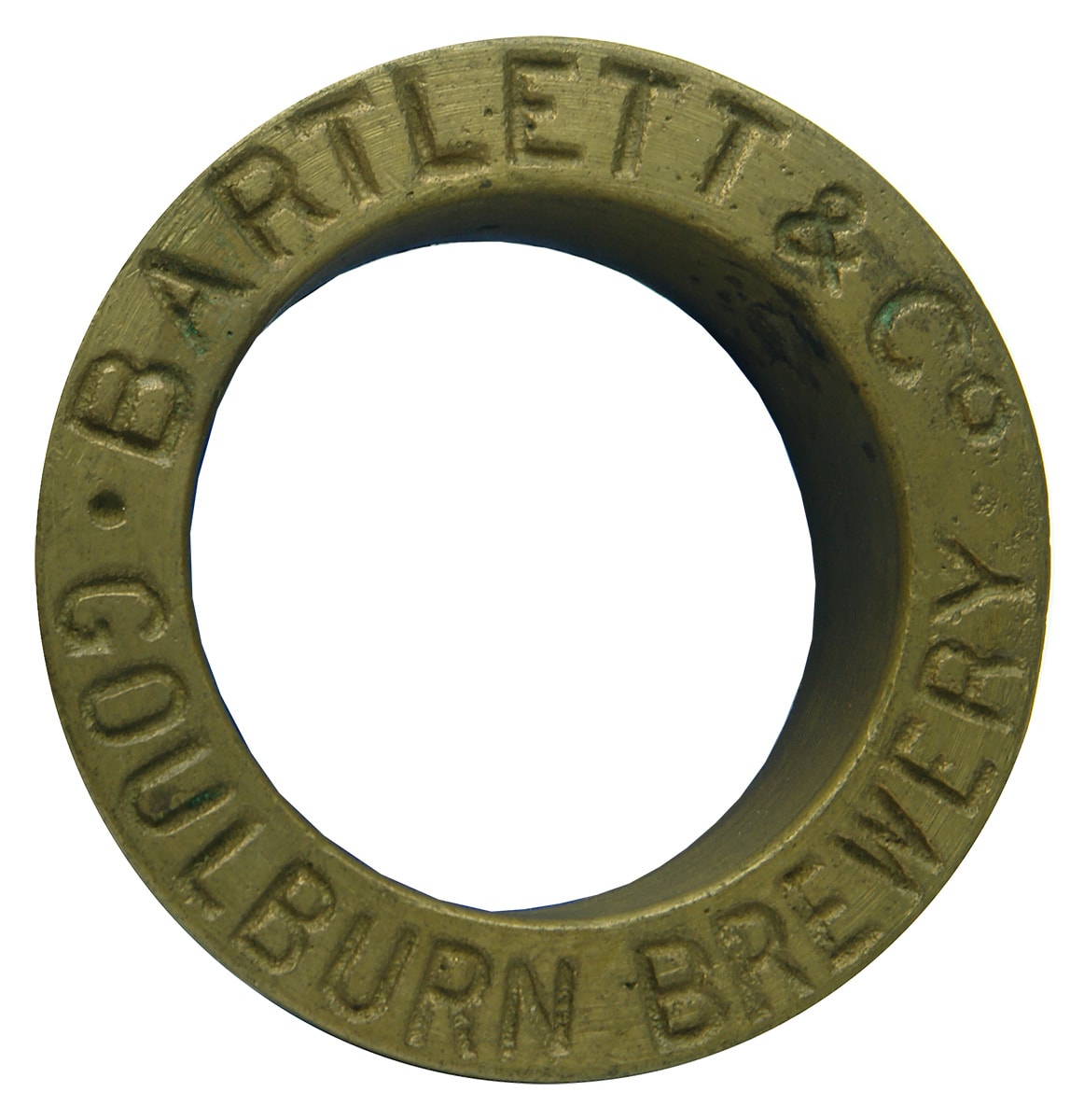 Bartlett Goulburn Brewery Brass Barrel Bung